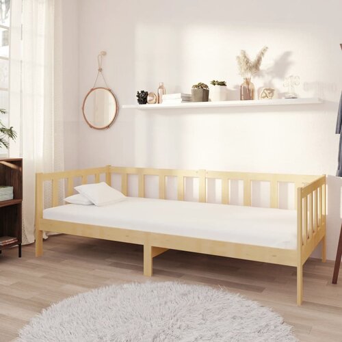 The Living Store Dnevna postelja trdna borovina 90x200 cm - Dnevna Postelja, (21508708) Slike