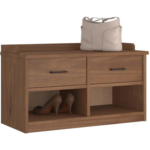 vidaXL Klupa za predsoblje SANDNES 87x40x50 cm od masivne borovine Cijene