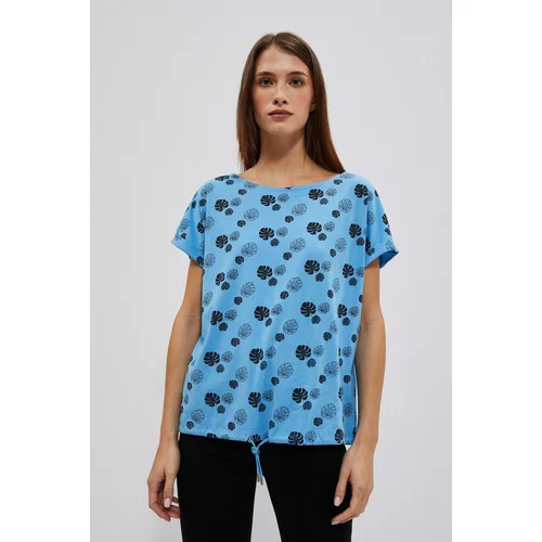 Moodo WOMEN'S T-SHIRT L-TS-4021 LBblue