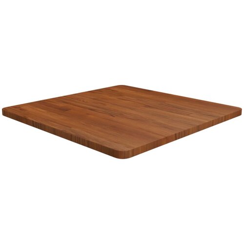 vidaXL Četvrtasta stolna ploča smeđa 70x70x2,5 cm tretirana hrastovina Cijene