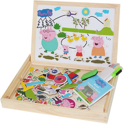  MAGNETNA DRVENA TABLA PEPPA PIG 100pcs Cene