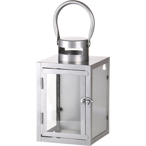 Esschert Design Laterna Esschert (13.8 x 13.8 x 23 cm, siva) Cene
