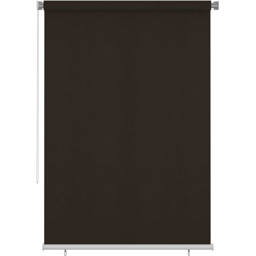 vidaXL Vanjska roleta za zamračivanje 160 x 230 cm smeđa HDPE Cene