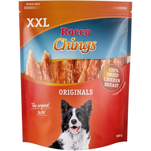 Rocco Chings XXL pakiranje - Posušene piščančje prsi 900 g