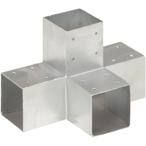 vidaXL Spojnik za steber X oblike pocinkana kovina 91x91 mm Cene