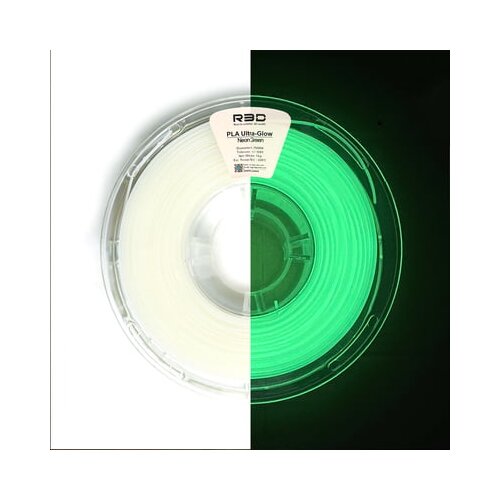R3D pla ultra-glow neon green Slike