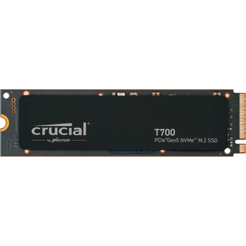 Crucial T700 1TB PCIe Gen5 NVMe M.2 SSD disk - CT1000T700SSD3