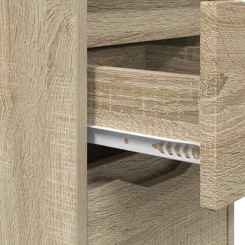  Noćni ormarići s ladicama 2 pcs Sonoma hrast 30,5 x 30 x 43 cm Slike