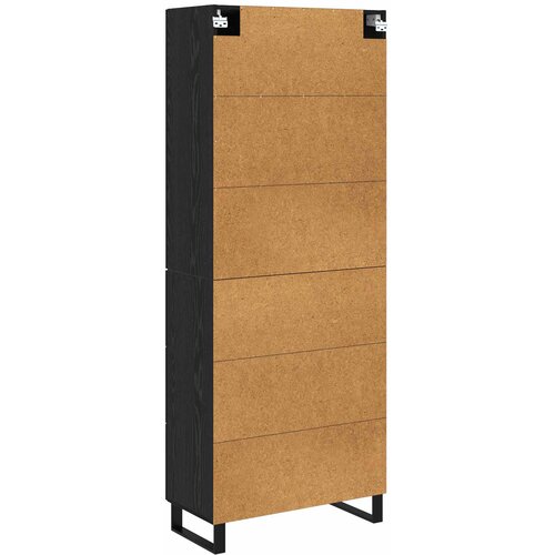  Highboard 2 kom. Crni hrast 69,5 x 34 x 180 cm Slike