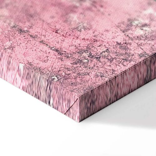  Slika - Figure on Pink Background (1-part) - Female Silhouette in Marble 60x90 Na talijanskom platnu Slike