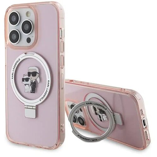  Original KARL LAGERFELD Hardcase maska za iPhone 15 Pro Max (Magsafe / Ringstand KC / pink) Cijene
