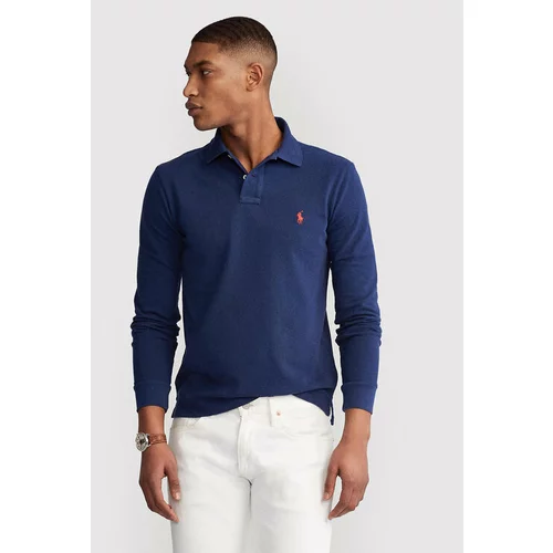 Polo Ralph Lauren Polo majica 710681126038 Mornarsko modra Slim Fit