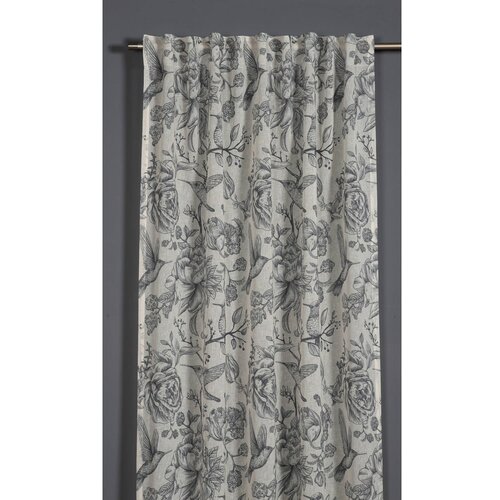 Sehlbach Siva zavjesa 135x245 cm Birds and Roses – Cijene