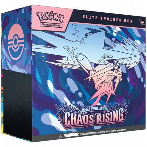 Asmodee Pok&eacute;mon TCG: Mega Evolution Chaos Rising Elite Trainer Box zbirka paketov s kartami Cene