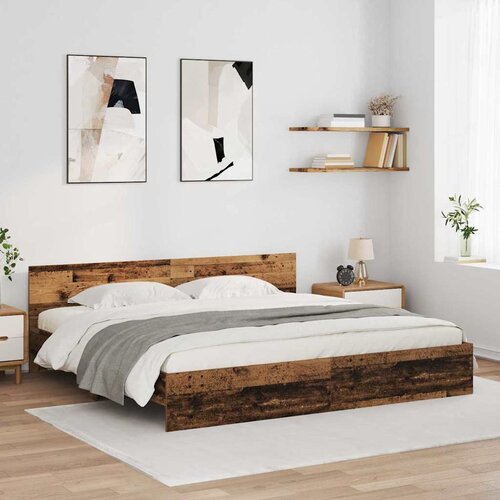  Krevetna konstrukcija Staro drvo 200 x 200 cm Konstruirano drvo Cene