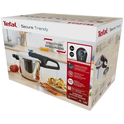 Tefal Lonec na pritisk iz nerjavečega jekla 8 l Secure Trendy &amp;ndash; Tefal Slike