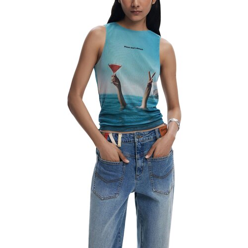 Desigual Majice brez rokavov REPRIS TS SUMMER 25WWTKX4 Slike