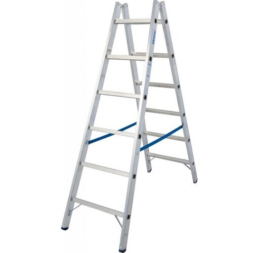 Krause-werk dvodelna večnamenska lestev Stabilo 2x6 stopnic 124906 Slike