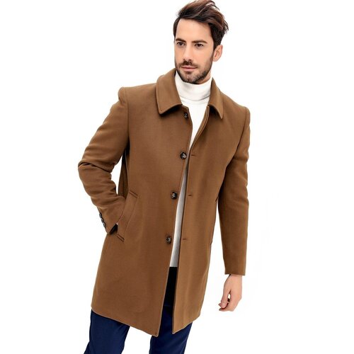 Dewberry PLT8364 MEN&amp;#039;S COAT-CAMEL Slike