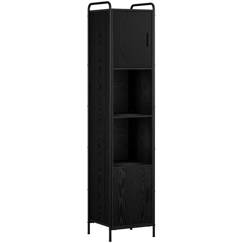  Set ormarića za kupaonicu 3 kom. Crni hrast 40 x 36 x 181 cm Slike