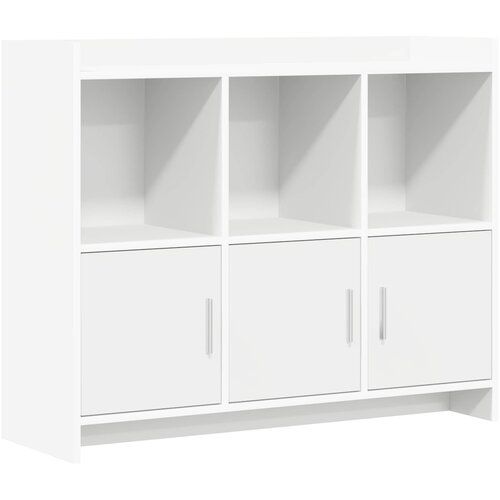 vidaXL Strani &scaron;al Bela 98,5 x 33 x 80 cm Inženirski les, (5000253292) Cene