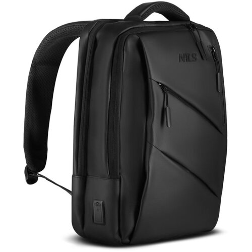 Nils-ds Elegantni crni ruksak za laptop sa USB-om Cijene