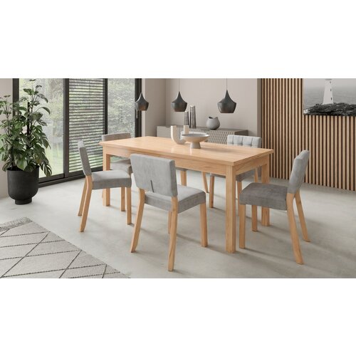 ADRK Pro�irivi blagovaonski set RODOS 80 sa 6 stolica - ZLATNO SME�A Cijene