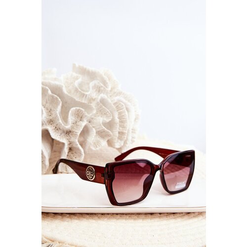 Kesi Women's Classic Sunglasses with Decorative Detailing UV400 Brown Cijene