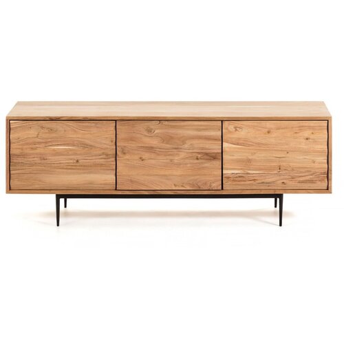 Kave Home Svetlo rjava TV mizica Delsie, 147 x 50 cm Slike