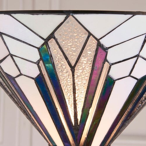  Endon 63933 - Stojeća lampa Tiffany ASTORIA 1xE27/60W/230V, prečnik 40 cm Slike