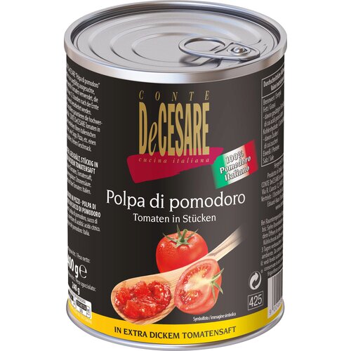 Conte de Cesare Paradižnik v kosih - 400 g Slike