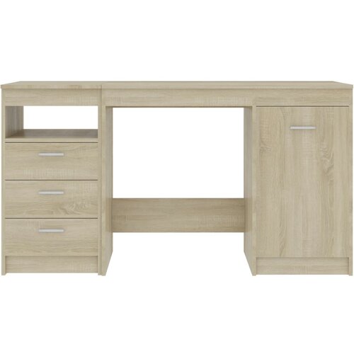  Radni stol boja hrasta sonome 140x50x76 cm konstruirano drvo Slike