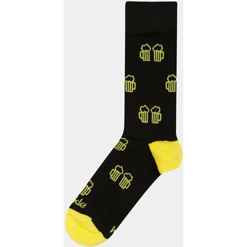 Fusakle Black Patterned Socks Na zdravi Cene