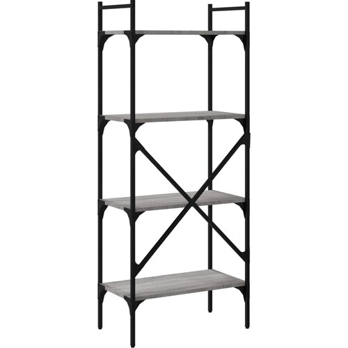  Regal za knjige 4 razine boja hrasta 56x31,5x138,5 cm drveni Slike