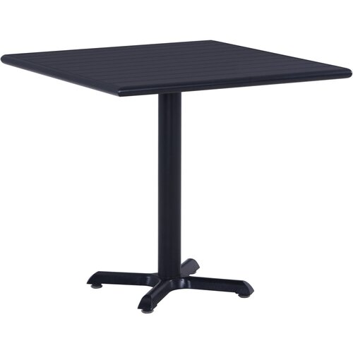 vidaXL vrtna miza črna 80x80x75 cm Cene