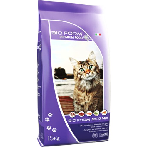 BIO FORM Hrana za mačke 15kg Micio Mix 28/12 Slike