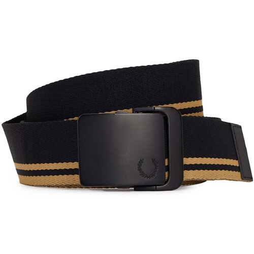 Fred Perry Pasovi Fp Tipped Webbing Belt Črna Slike