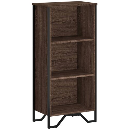 VidaXL Knjižna omara rjavi hrast 50x31x106 cm inženirski les, (21326750) Slike