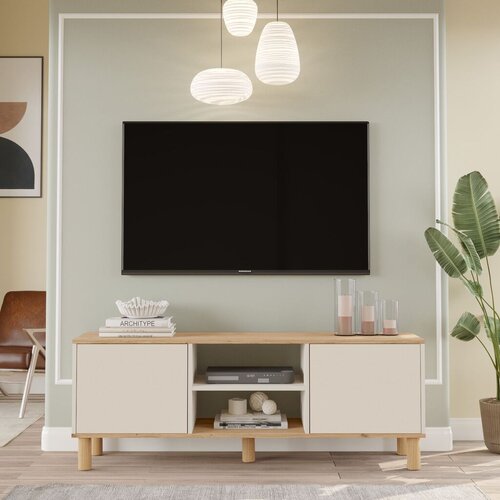 Hanah home TV komoda, Bež Slike