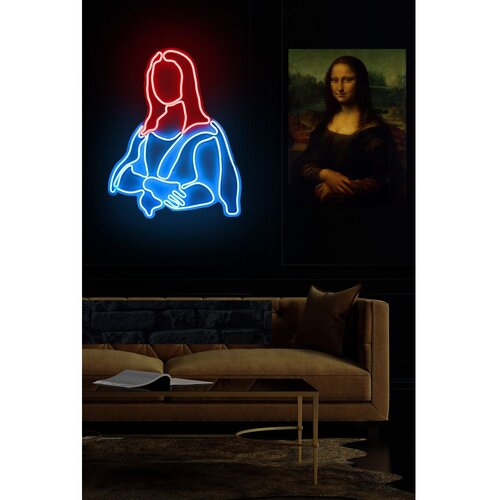 Wallity Ekorativna plastična LED rasveta Mona Lisa Red Cene