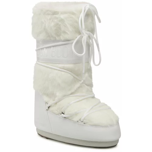 Moon Boot Škornji za sneg Icon Faux Fur 14089000003 Optical White