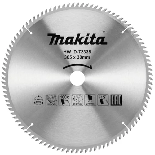 Makita TCT žagin list za les 305 mm x 100 mm x 60T, D-72338