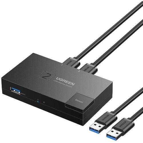Ugreen Switch USB 3.0 dvosmerno stikalo za dva računalnika, črne barve, (21831696) Cene