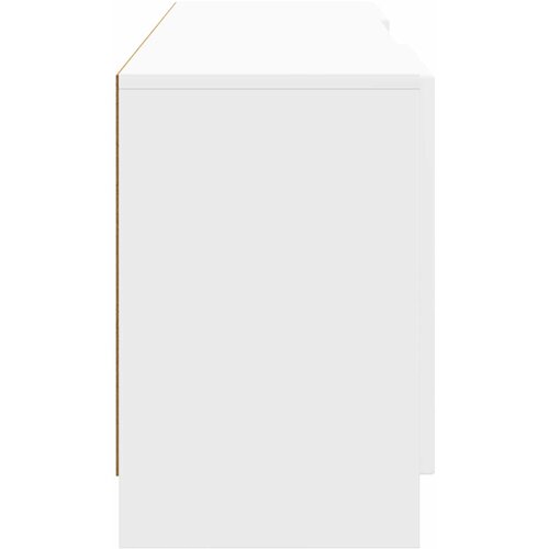  TV ormar Bijela 150 x 31 x 47 cm Konstruirano drvo - Bijela Slike