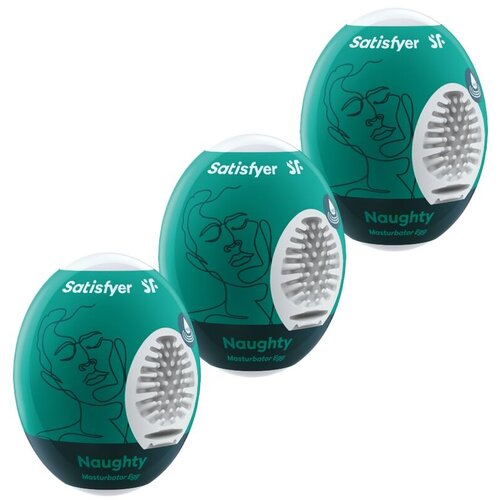 SATISFYER EGGS SATISFYER 3 MASTURBATOR EGGS - NAUGHTY Slike