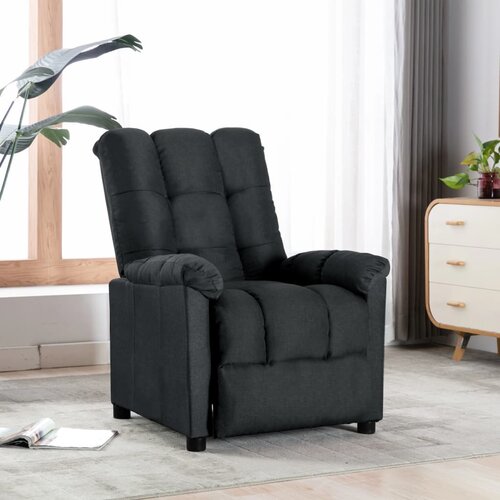 vidaXL 282207 Recliner Dark Grey Fabric Cijene