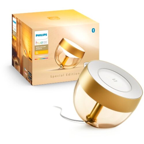 Philips led rgb prigu&scaron;iva stona lampa hue iris LED/8,2W/230V zlatna Cene