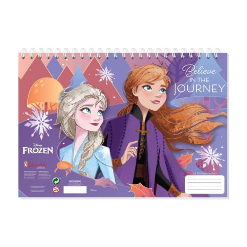 DIAKAKIS Blok za crtanje FROZEN 2 A4 30L mix 563532 Cijene