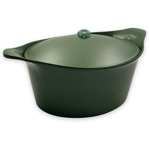 Cookut Kozica s pokrovom Incredible Cocotte 33cm / zelena / ovalna / aluminij, (5000198680) Cene
