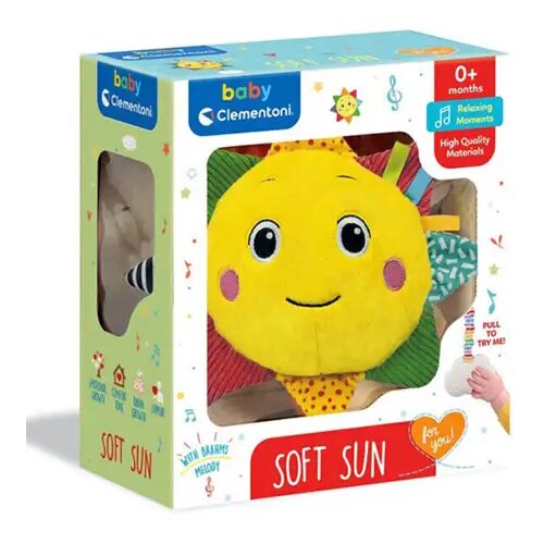 Clementoni Glasbeni puhasto mehak pli&scaron;ast sonček na poteg - baby Cene